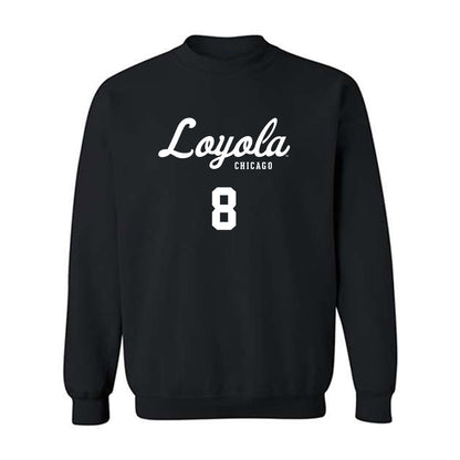 Loyola - NCAA Men's Soccer : Seth Stewart - Replica Shersey Crewneck Sweatshirt-0