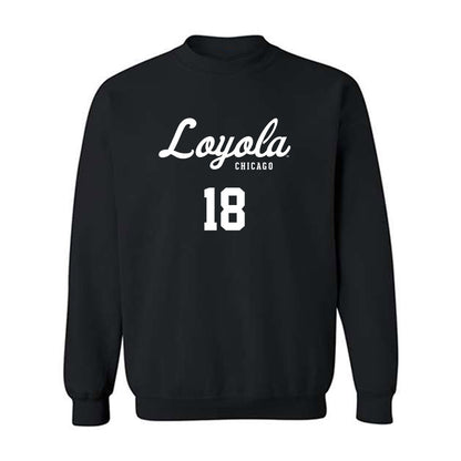 Loyola - NCAA Men's Soccer : Chase Herbel - Replica Shersey Crewneck Sweatshirt-0