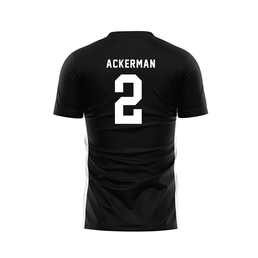 Loyola - NCAA Women's Soccer : Sophie Ackerman - 2025 Black Soccer Jersey-1