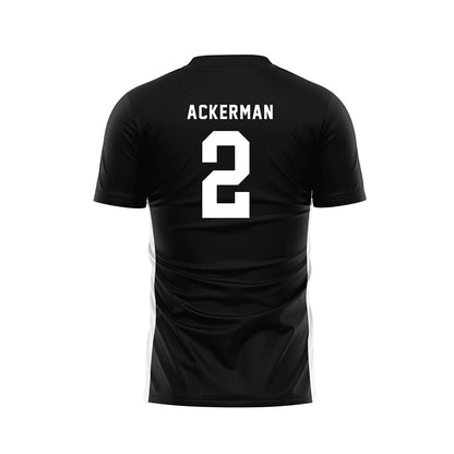 Loyola - NCAA Women's Soccer : Sophie Ackerman - 2025 Black Soccer Jersey-1