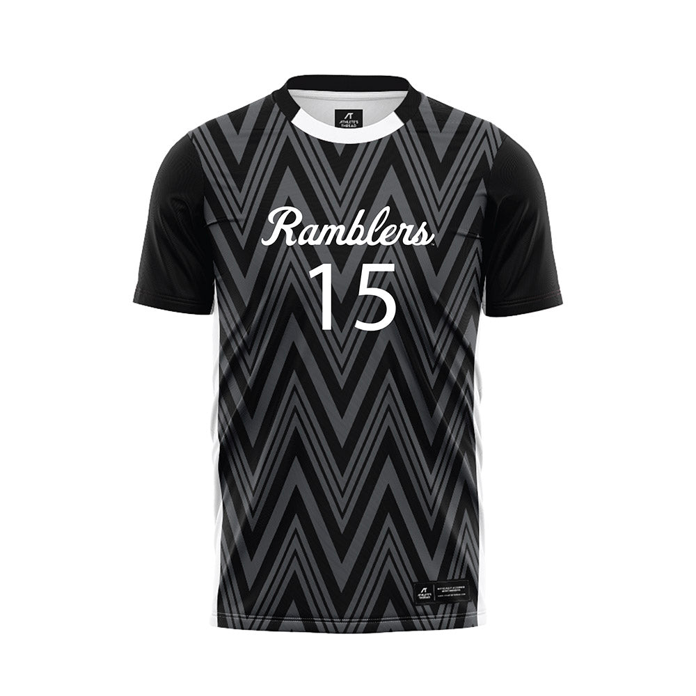 Loyola - NCAA Women's Soccer : Emily Rossi - Black Soccer Jersey-0