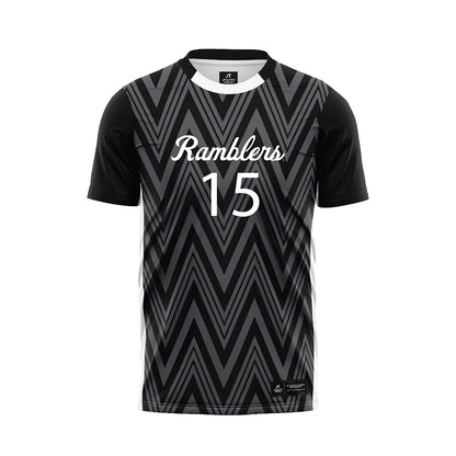 Loyola - NCAA Women's Soccer : Emily Rossi - Black Soccer Jersey-0
