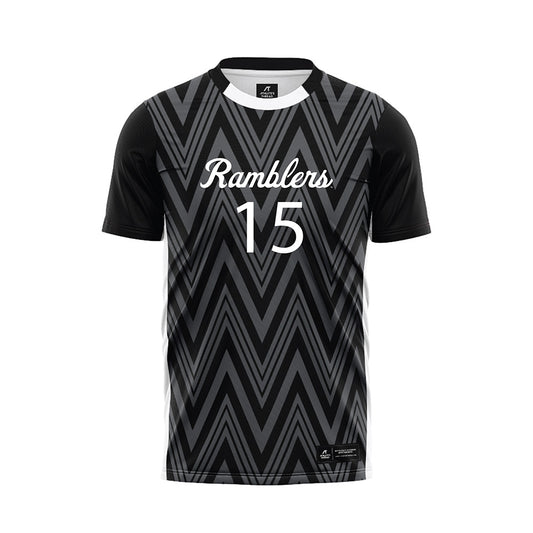 Loyola - NCAA Women's Soccer : Emily Rossi - Black Soccer Jersey-0