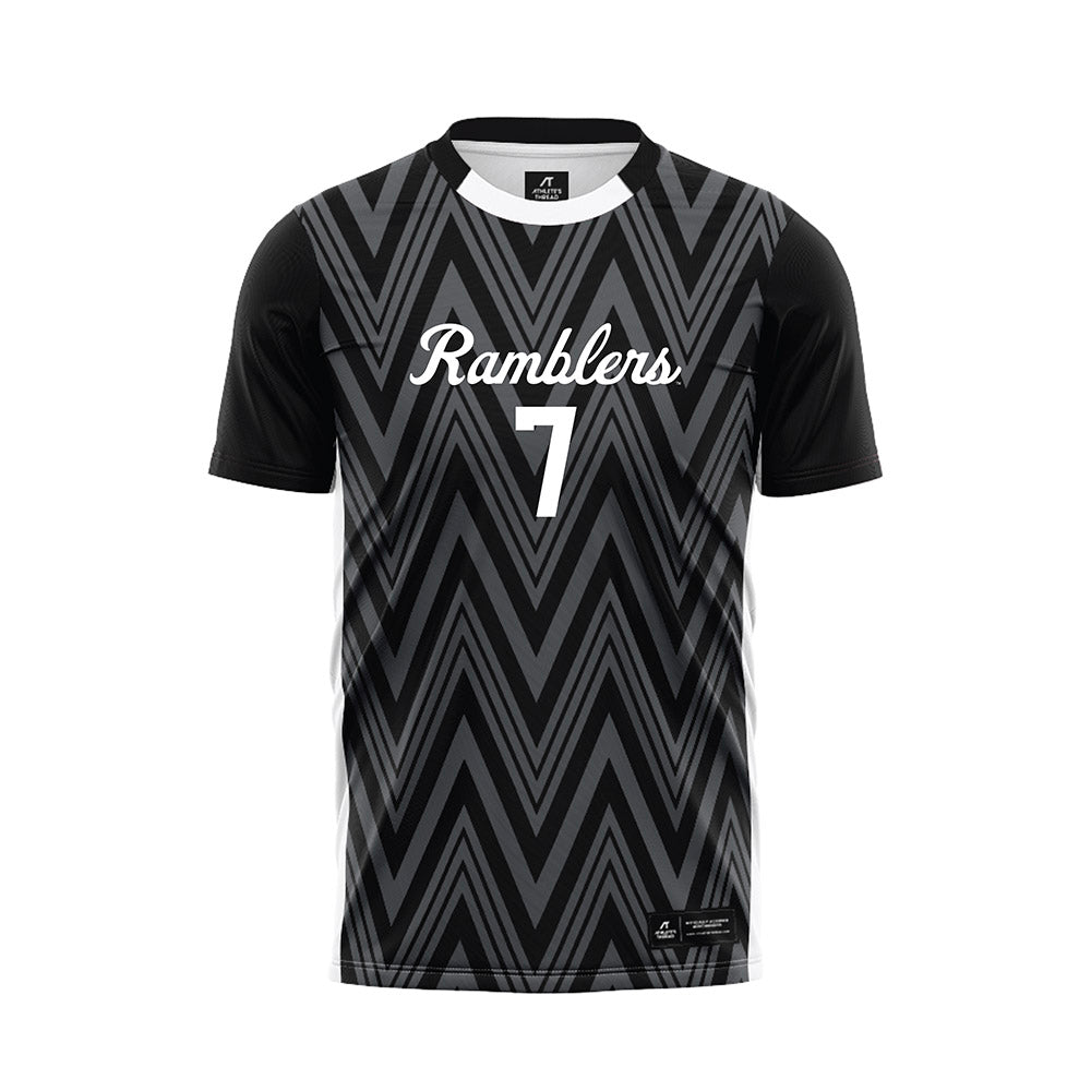 Loyola - NCAA Women's Soccer : Riga Kallaba - 2025 Black Soccer Jersey-0