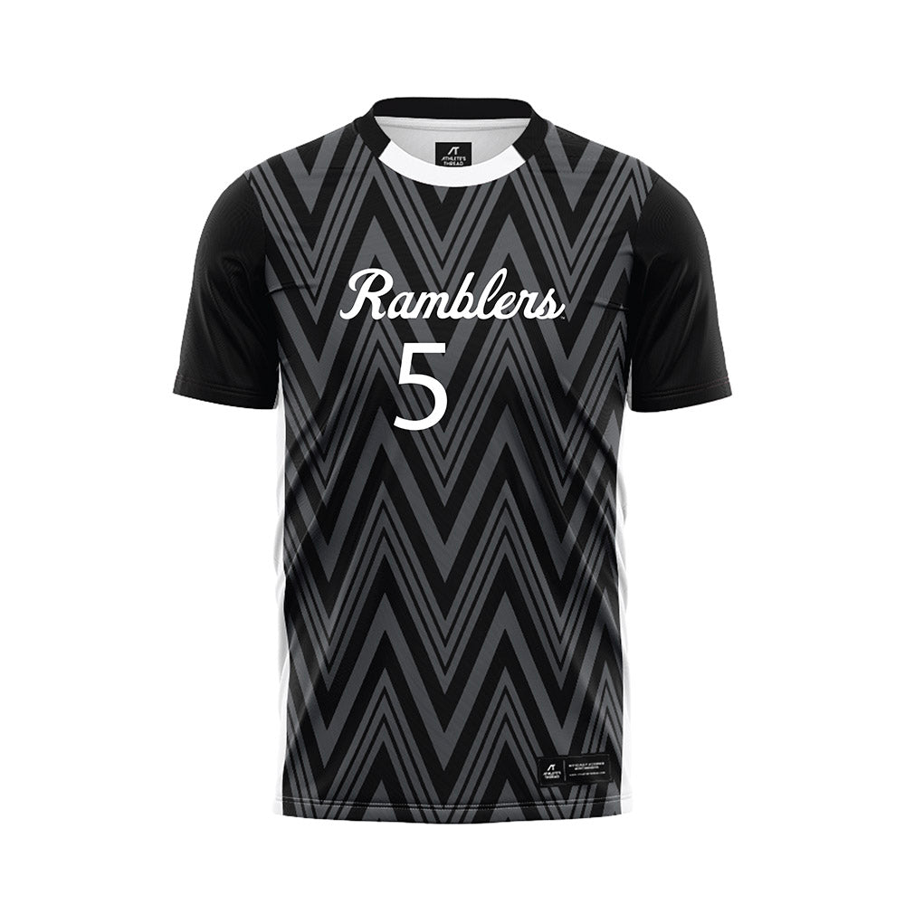 Loyola - NCAA Women's Soccer : Ella Skelton - Black Soccer Jersey-0