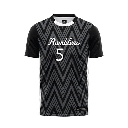 Loyola - NCAA Women's Soccer : Ella Skelton - Black Soccer Jersey-0