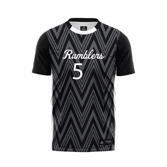 Loyola - NCAA Women's Soccer : Ella Skelton - Black Soccer Jersey-0