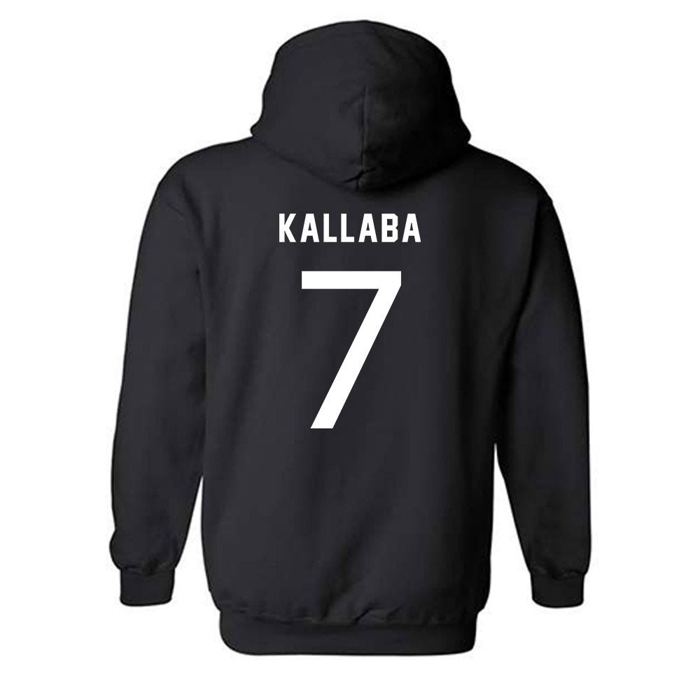 Loyola - NCAA Women's Soccer : Riga Kallaba - Replica Shersey Hooded Sweatshirt-1