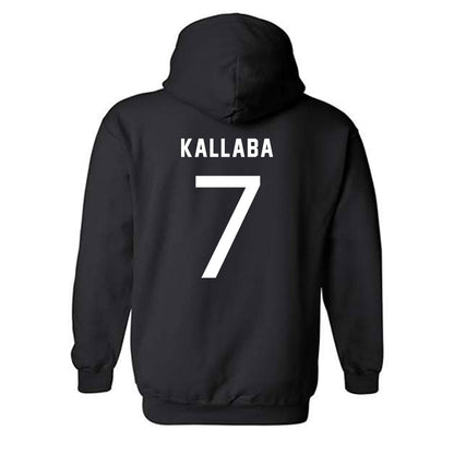 Loyola - NCAA Women's Soccer : Riga Kallaba - Replica Shersey Hooded Sweatshirt-1