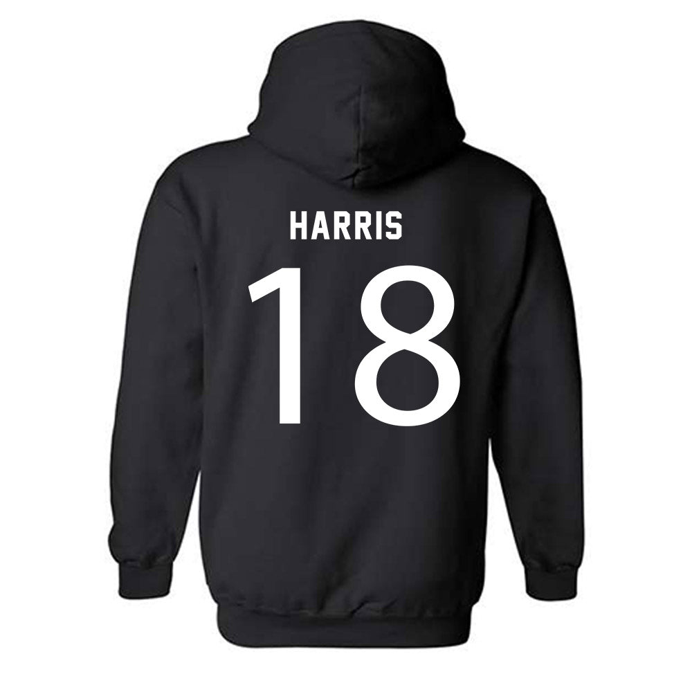 Loyola - NCAA Women's Soccer : Jadyn Harris - Replica Shersey Hooded Sweatshirt-1