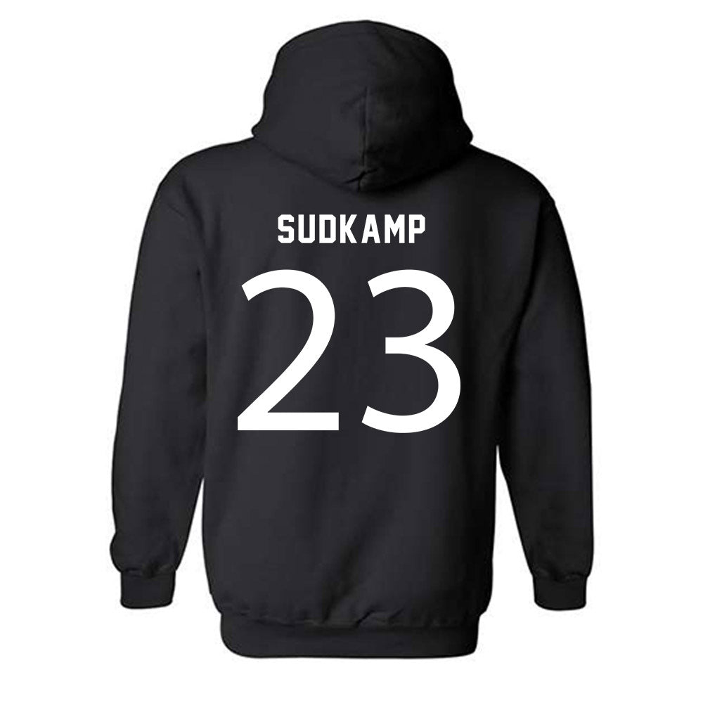 Loyola - NCAA Women's Soccer : Abby Sudkamp - Replica Shersey Hooded Sweatshirt-1