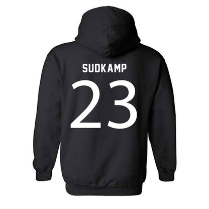 Loyola - NCAA Women's Soccer : Abby Sudkamp - Replica Shersey Hooded Sweatshirt-1