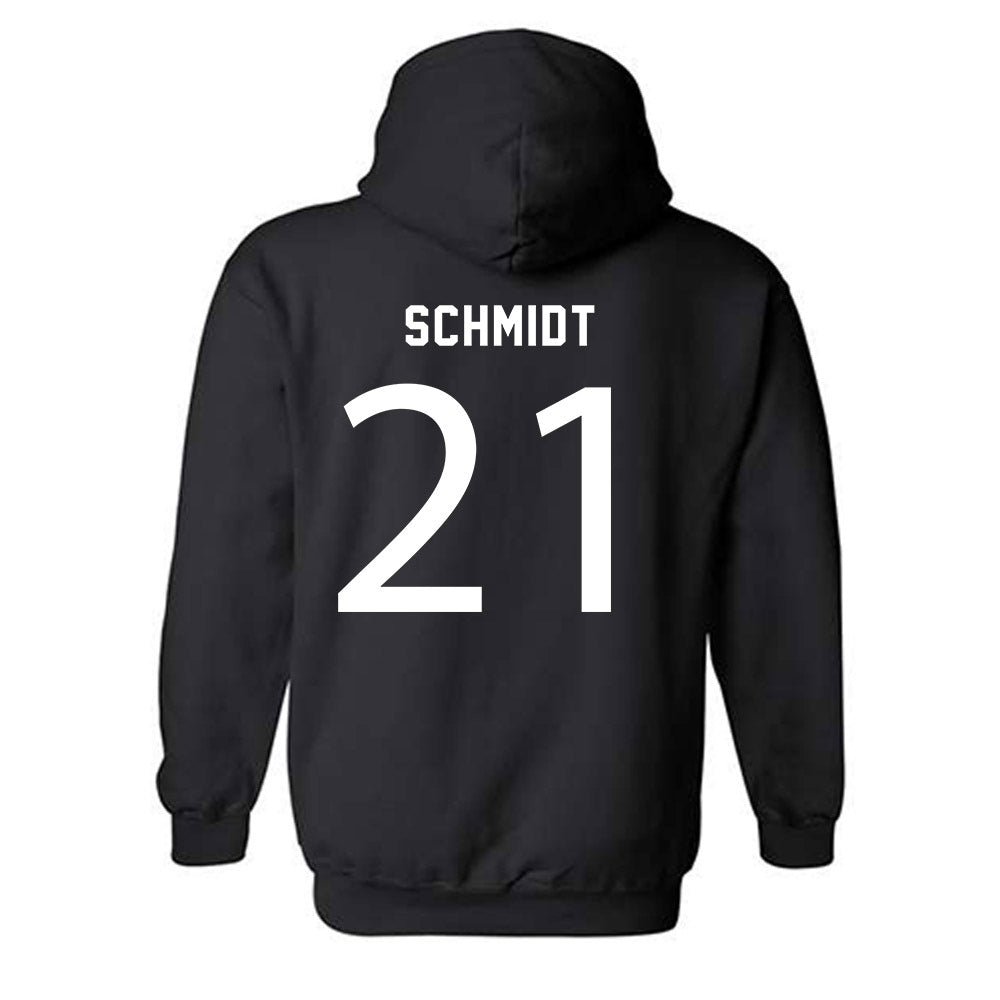 Loyola - NCAA Women's Soccer : Maggie Schmidt - Replica Shersey Hooded Sweatshirt-1