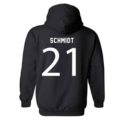 Loyola - NCAA Women's Soccer : Maggie Schmidt - Replica Shersey Hooded Sweatshirt-1
