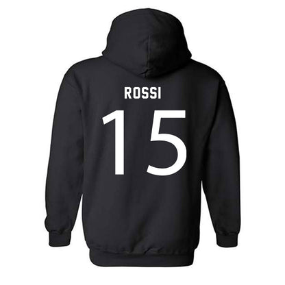 Loyola - NCAA Women's Soccer : Emily Rossi - Replica Shersey Hooded Sweatshirt-1