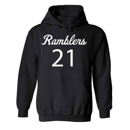 Loyola - NCAA Women's Soccer : Maggie Schmidt - Replica Shersey Hooded Sweatshirt-0