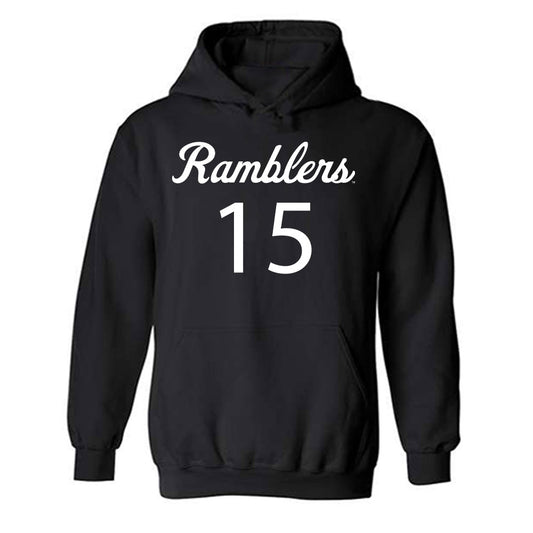 Loyola - NCAA Women's Soccer : Emily Rossi - Replica Shersey Hooded Sweatshirt-0