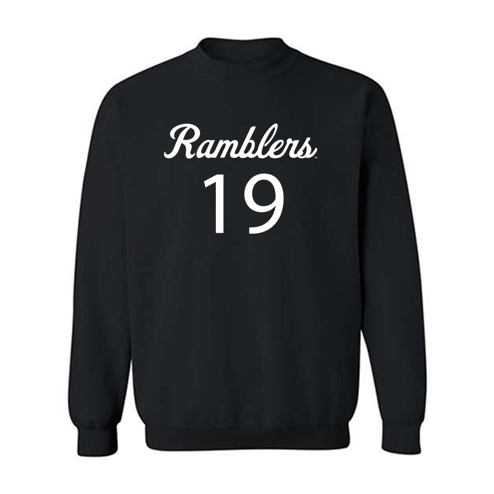 Loyola - NCAA Women's Soccer : Ava Fleming - Replica Shersey Crewneck Sweatshirt-0