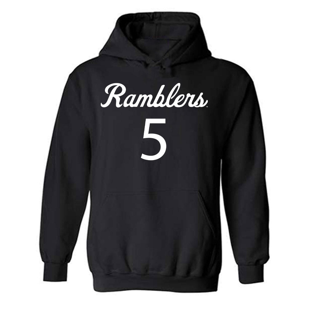 Loyola - NCAA Women's Soccer : Ella Skelton - Replica Shersey Hooded Sweatshirt-0