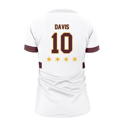 Loyola - NCAA Women's Volleyball : Tenley Davis - 2025 White Volleyball Jersey-1