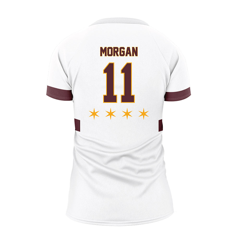 Loyola - NCAA Women's Volleyball : Chloe Morgan - White Volleyball Jersey-1