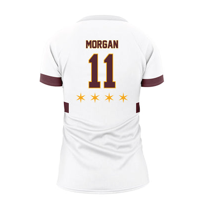 Loyola - NCAA Women's Volleyball : Chloe Morgan - White Volleyball Jersey-1