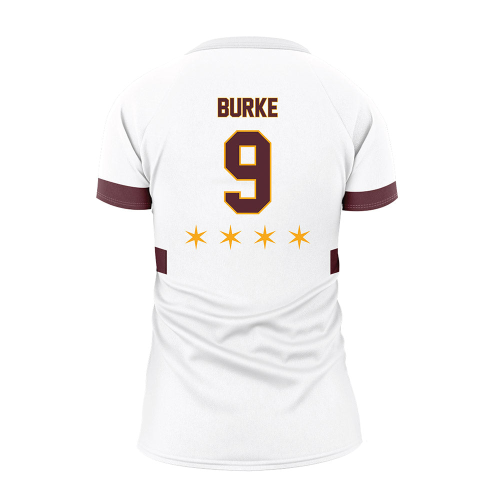 Loyola - NCAA Women's Volleyball : Kaitlyn Burke - White Volleyball Jersey-1