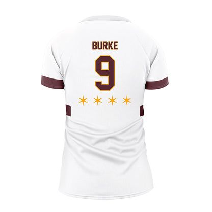 Loyola - NCAA Women's Volleyball : Kaitlyn Burke - White Volleyball Jersey-1