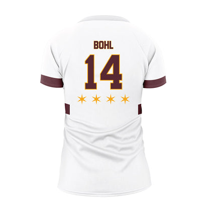 Loyola - NCAA Women's Volleyball : Mallory Bohl - 2025 White Volleyball Jersey-1