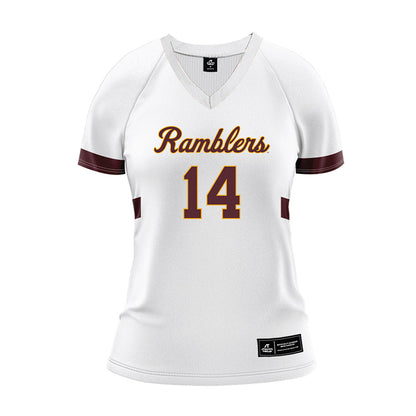 Loyola - NCAA Women's Volleyball : Mallory Bohl - 2025 White Volleyball Jersey-0