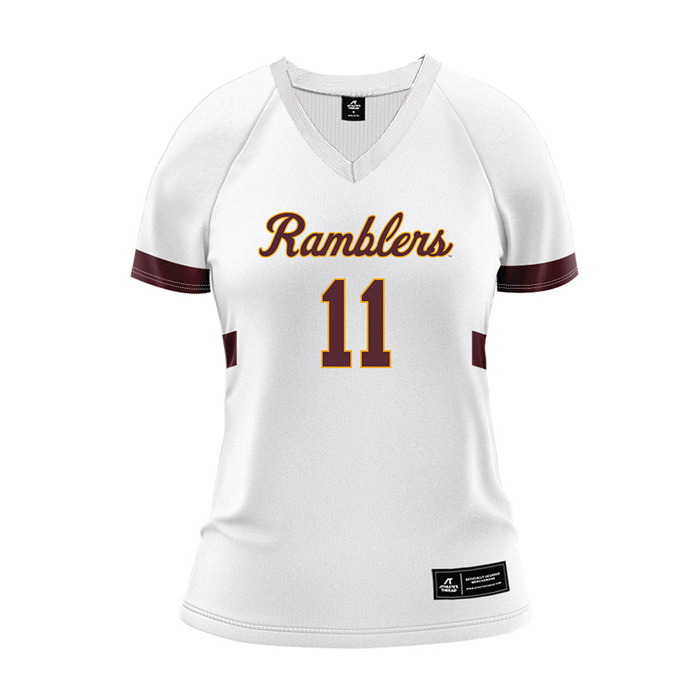 Loyola - NCAA Women's Volleyball : Chloe Morgan - White Volleyball Jersey-0