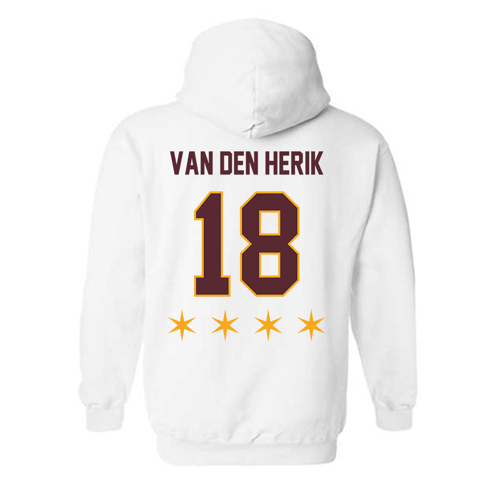 Loyola - NCAA Women's Volleyball : Claire van den Herik - 2025 Replica Shersey Hooded Sweatshirt-1