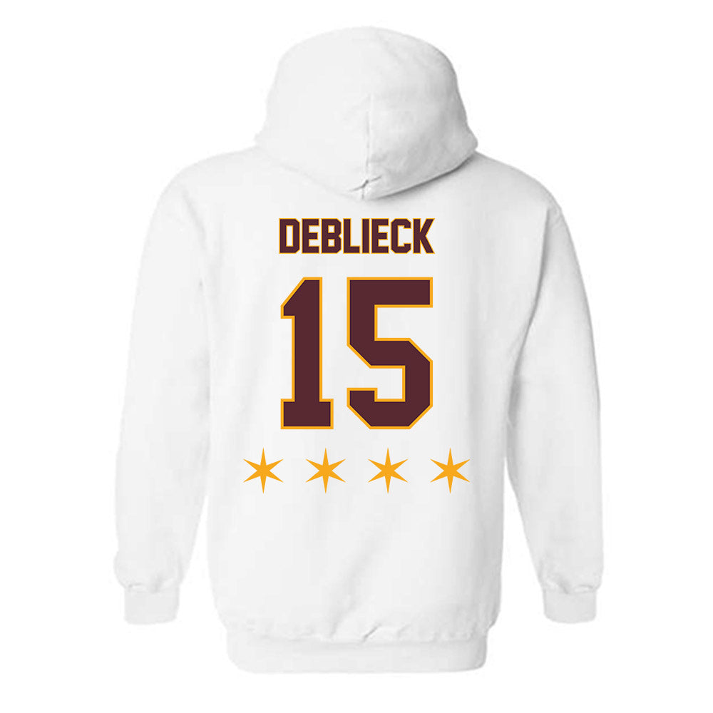 Loyola - NCAA Women's Volleyball : Avary DeBlieck - 2025 Replica Shersey Hooded Sweatshirt-1
