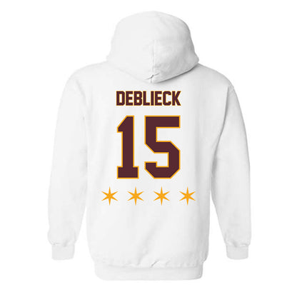 Loyola - NCAA Women's Volleyball : Avary DeBlieck - 2025 Replica Shersey Hooded Sweatshirt-1