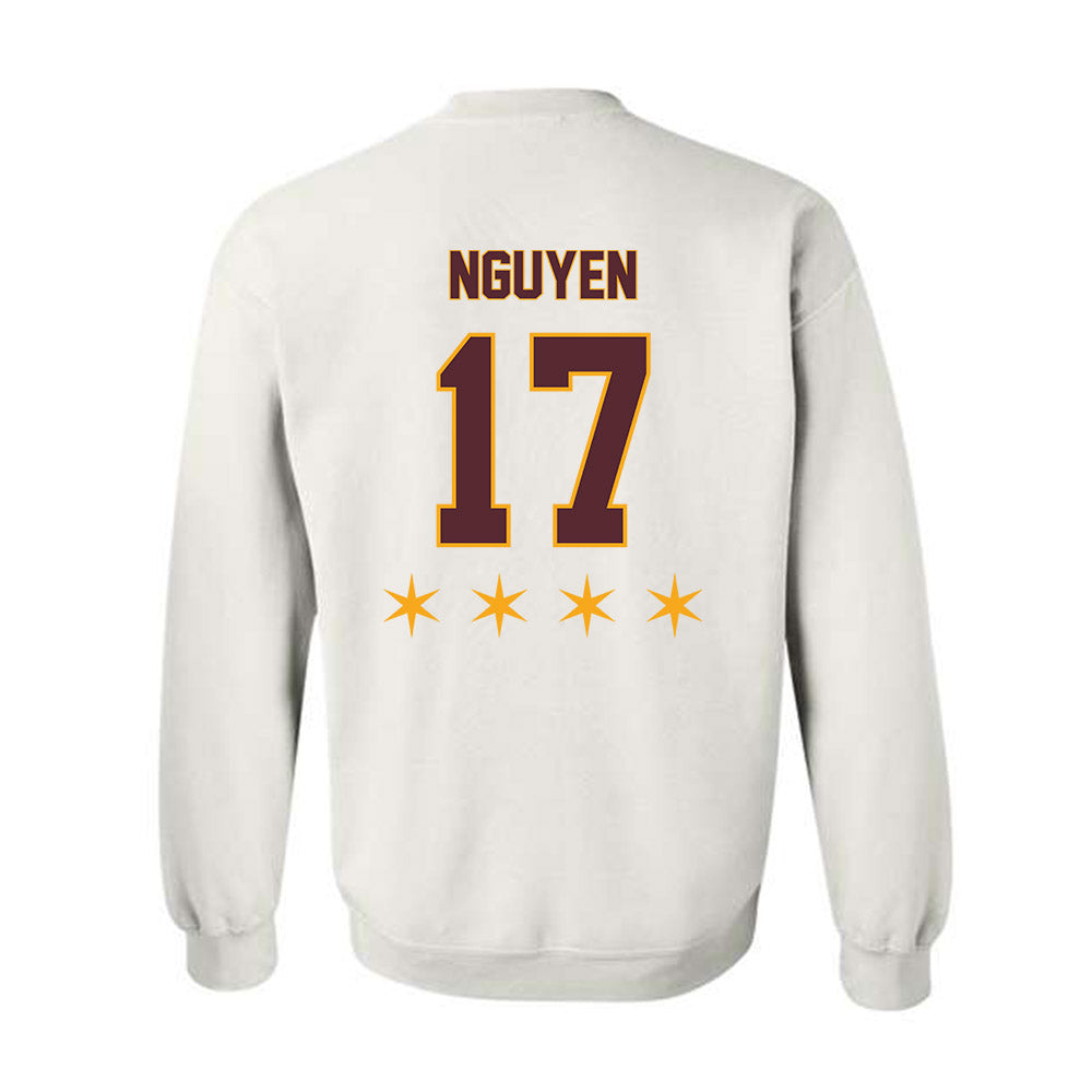 Loyola - NCAA Women's Volleyball : Leyna Nguyen - 2025 Replica Shersey Crewneck Sweatshirt-1
