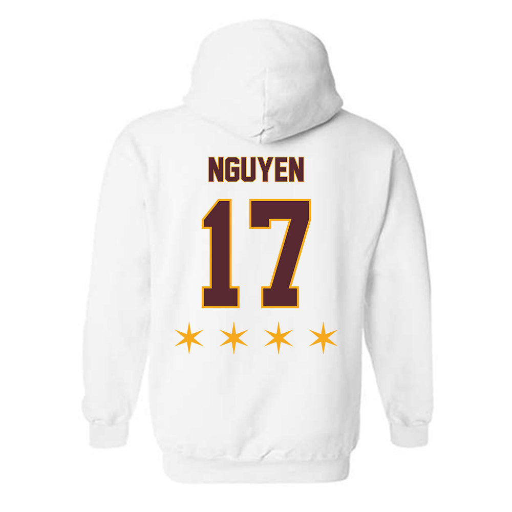 Loyola - NCAA Women's Volleyball : Leyna Nguyen - 2025 Replica Shersey Hooded Sweatshirt-1