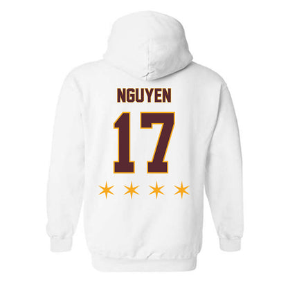 Loyola - NCAA Women's Volleyball : Leyna Nguyen - 2025 Replica Shersey Hooded Sweatshirt-1