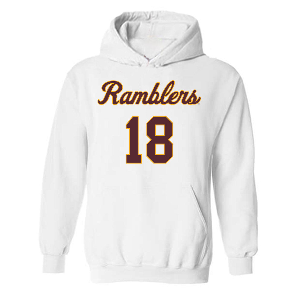 Loyola - NCAA Women's Volleyball : Claire van den Herik - 2025 Replica Shersey Hooded Sweatshirt-0