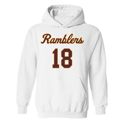 Loyola - NCAA Women's Volleyball : Claire van den Herik - 2025 Replica Shersey Hooded Sweatshirt-0