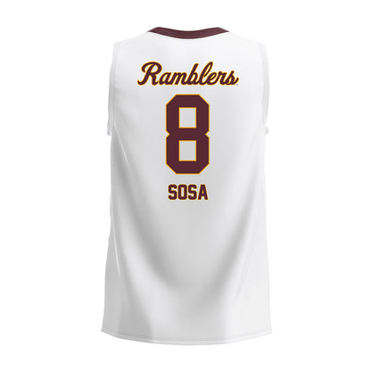 Loyola - NCAA Men's Volleyball : Aleksandar Sosa - 2025 White Volleyball Jersey-1