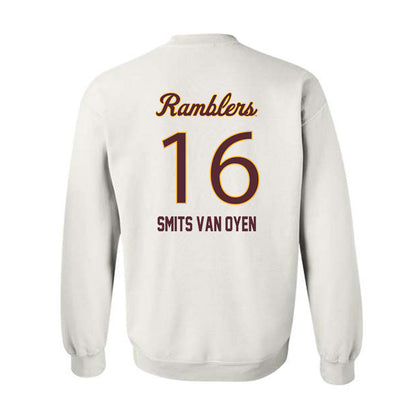 Loyola - NCAA Men's Volleyball : Alexander Smits Van Oyen - Replica Shersey Crewneck Sweatshirt-1