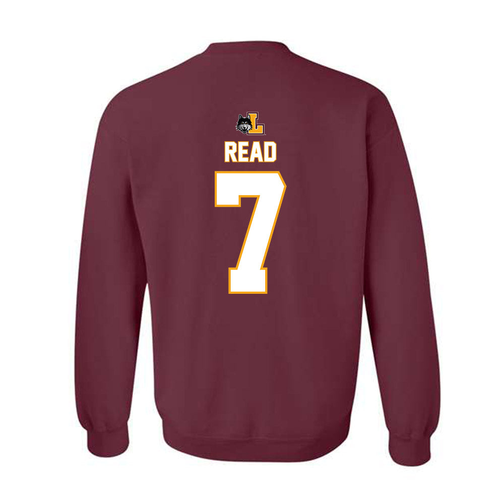 Loyola - NCAA Men's Volleyball : Jake Read - Replica Shersey Crewneck Sweatshirt-1