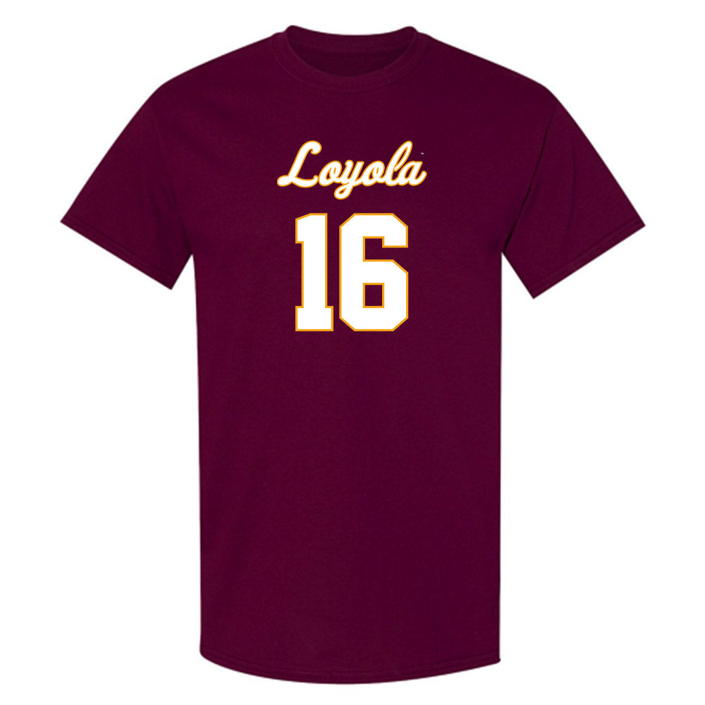 Loyola - NCAA Men's Volleyball : Alexander Smits Van Oyen - Replica Shersey T-Shirt-0