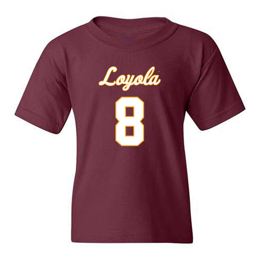 Loyola - NCAA Men's Volleyball : Aleksandar Sosa - Replica Shersey Youth T-Shirt-0