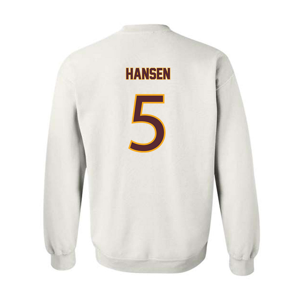 Loyola - NCAA Softball : Alexis Hansen - Replica Shersey Crewneck Sweatshirt-1