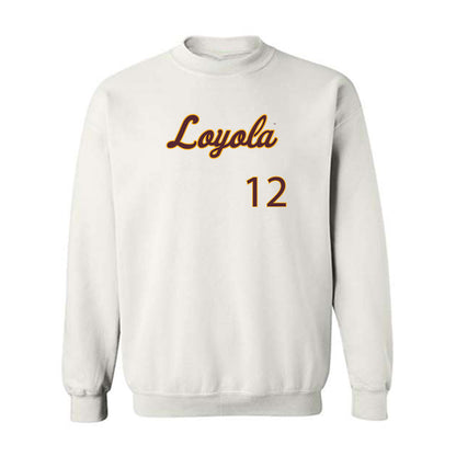 Loyola - NCAA Softball : Nat Lesnicki - Replica Shersey Crewneck Sweatshirt-0