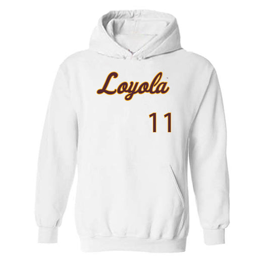 Loyola - NCAA Softball : Anna Kiel - Replica Shersey Hooded Sweatshirt-0
