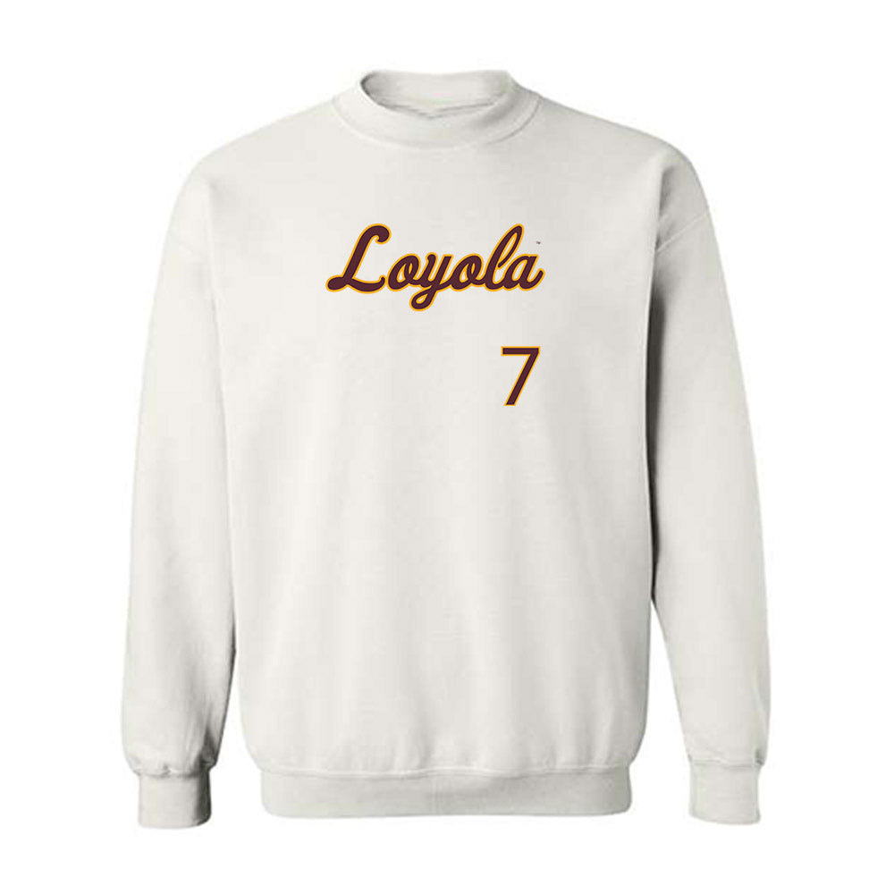 Loyola - NCAA Softball : Mackenzie Patterson - Replica Shersey Crewneck Sweatshirt-0