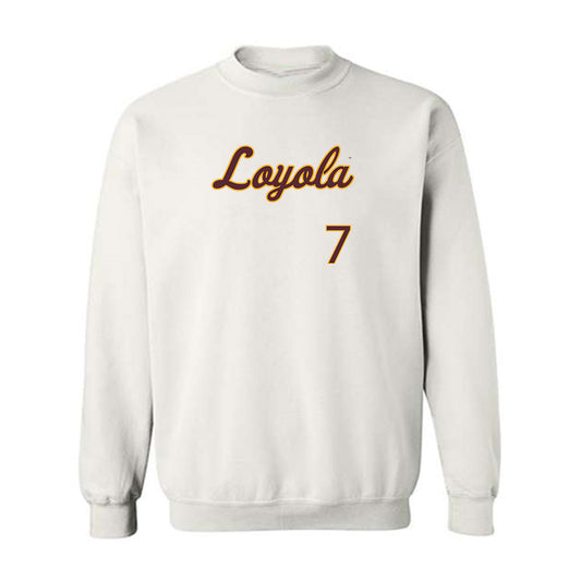 Loyola - NCAA Softball : Mackenzie Patterson - Replica Shersey Crewneck Sweatshirt-0
