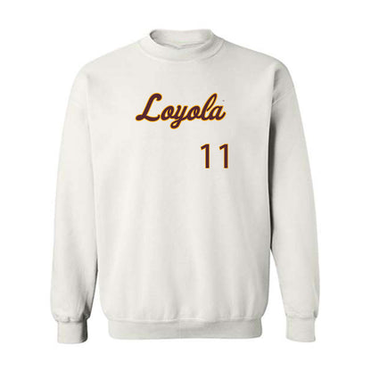 Loyola - NCAA Softball : Anna Kiel - Replica Shersey Crewneck Sweatshirt-0